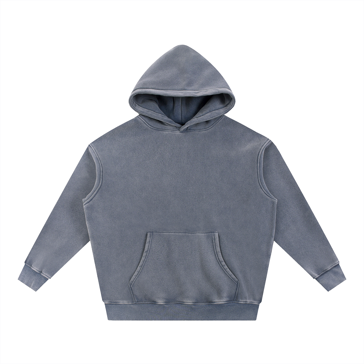 Snow Wash Fleece Oversize Hoodie