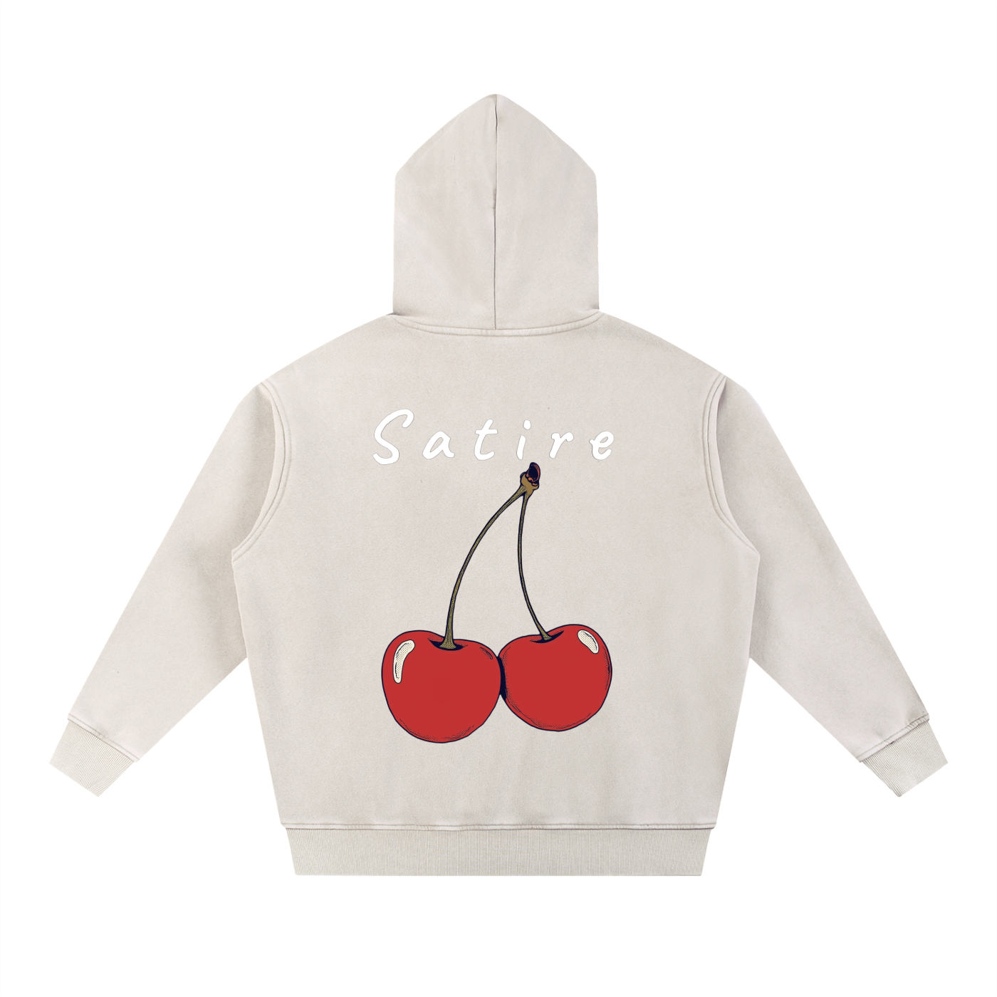 Snow Wash Fleece Oversize Hoodie